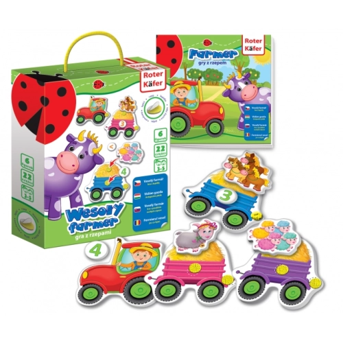 Roter Kafer Edukacyjna gra z rzepami Wesoły farmer RK5101-01